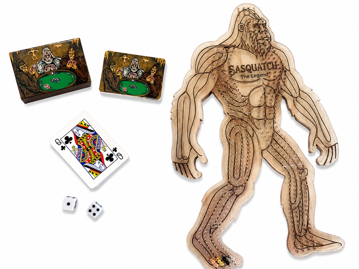 Sasquatch Bigfoot Cribbage Game