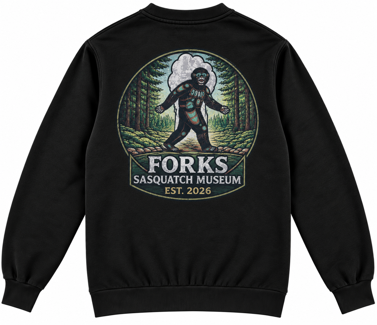 Sasquatch Museum Crewneck Sweatshirt