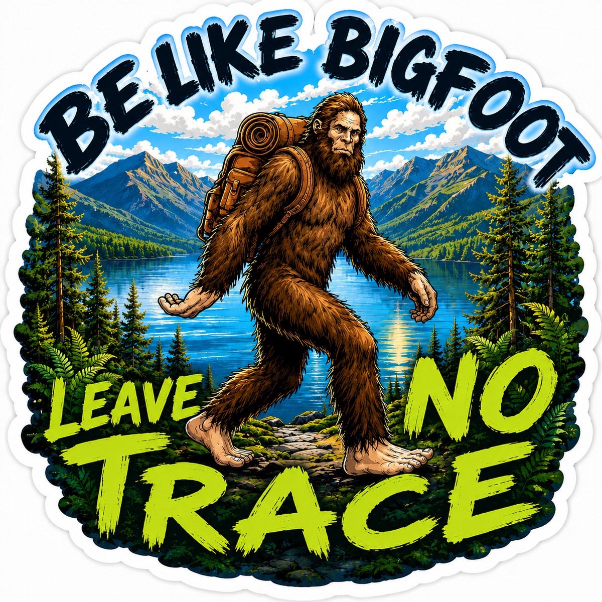 Leave No Trace Sticker
