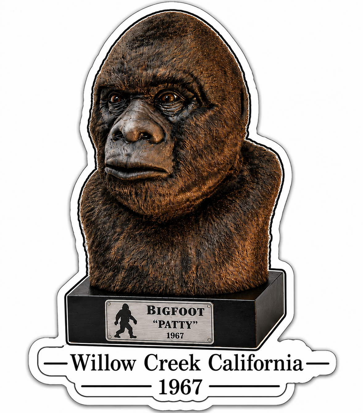 Patty Sasquatch Sticker