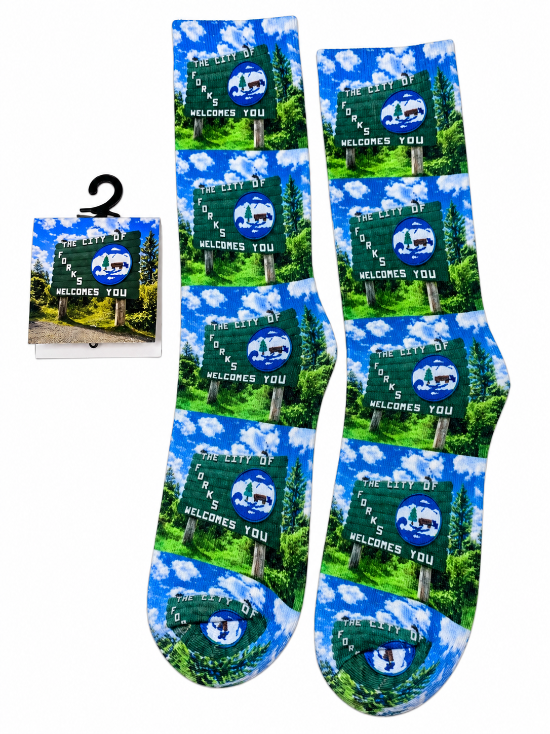 Forks Sign Socks