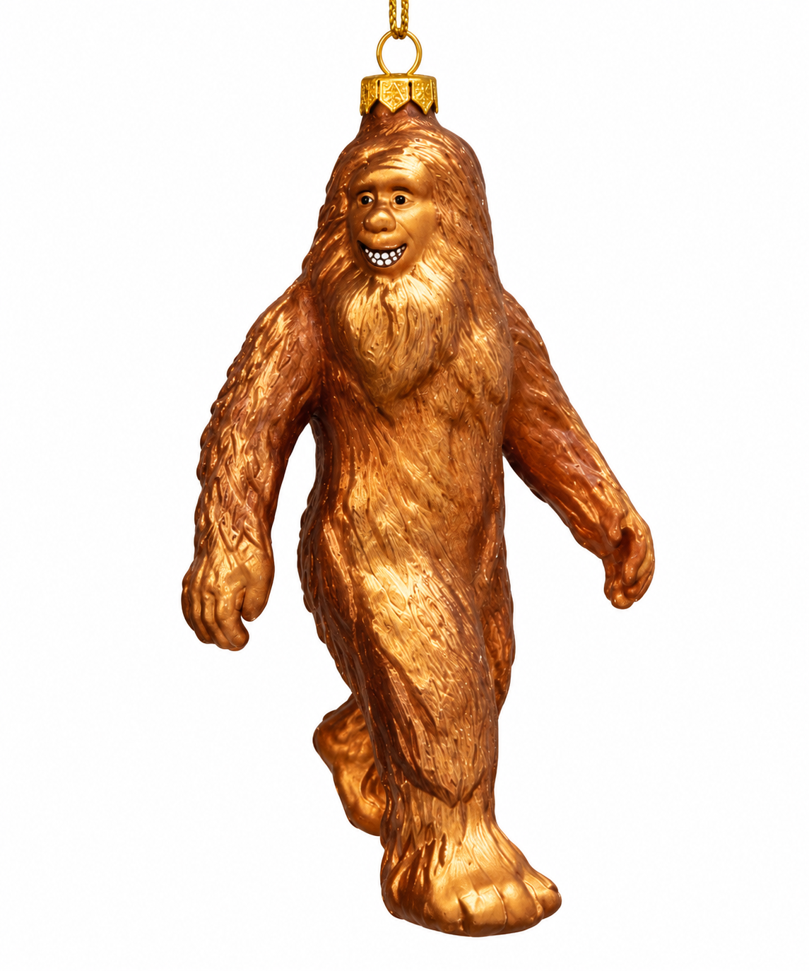 Glass Bigfoot Ornament – 5½ Inches