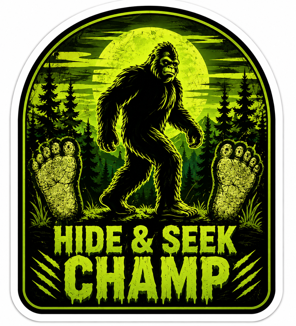Hide and Seek Champ Sticker