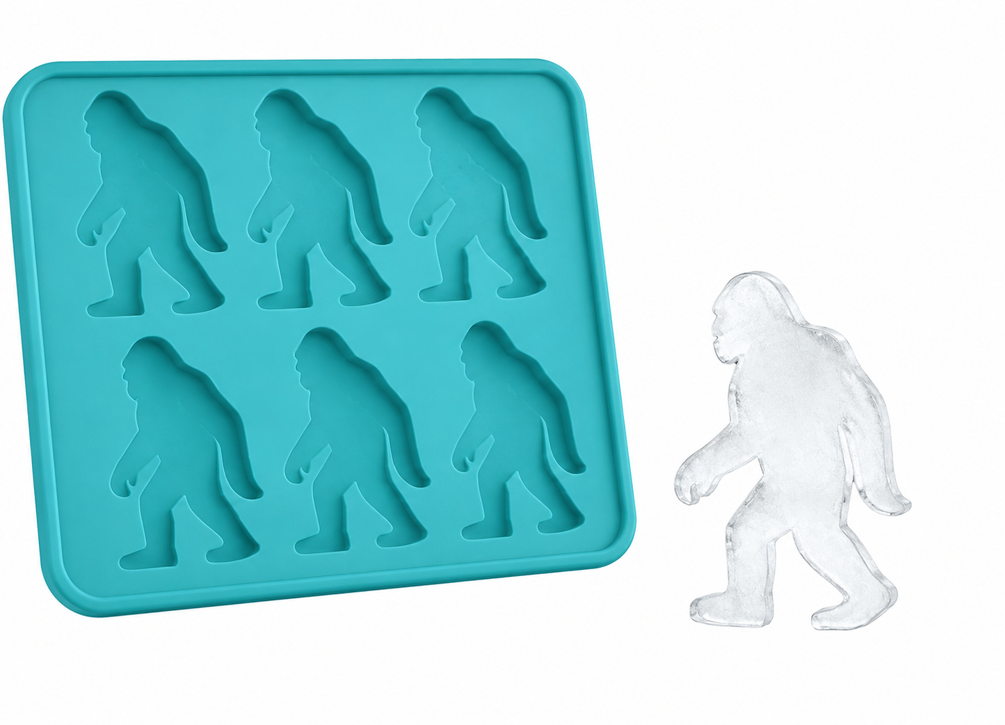 Sasquatch Bigfoot Ice Cube Trays