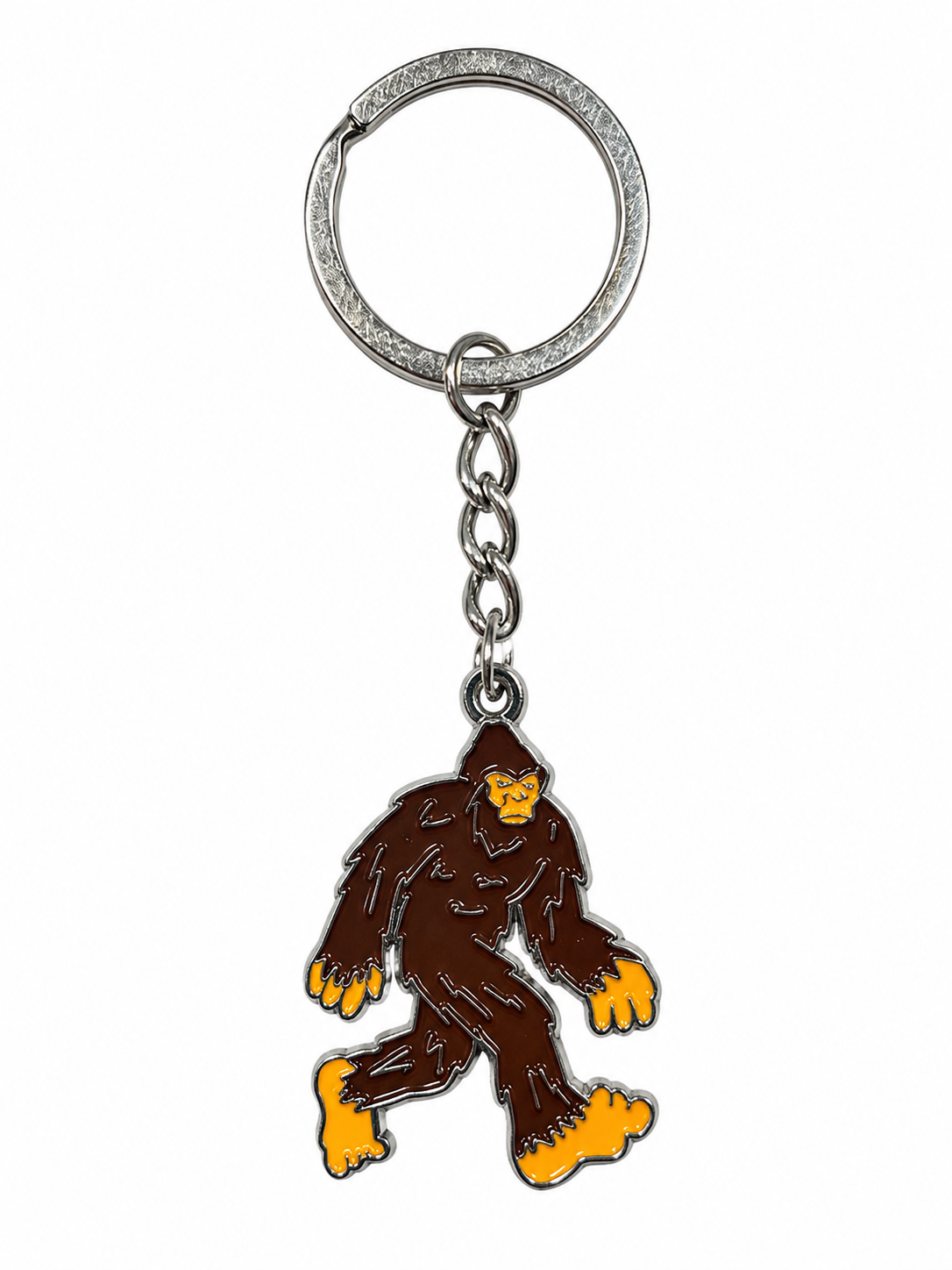 Metal Bigfoot Keychains