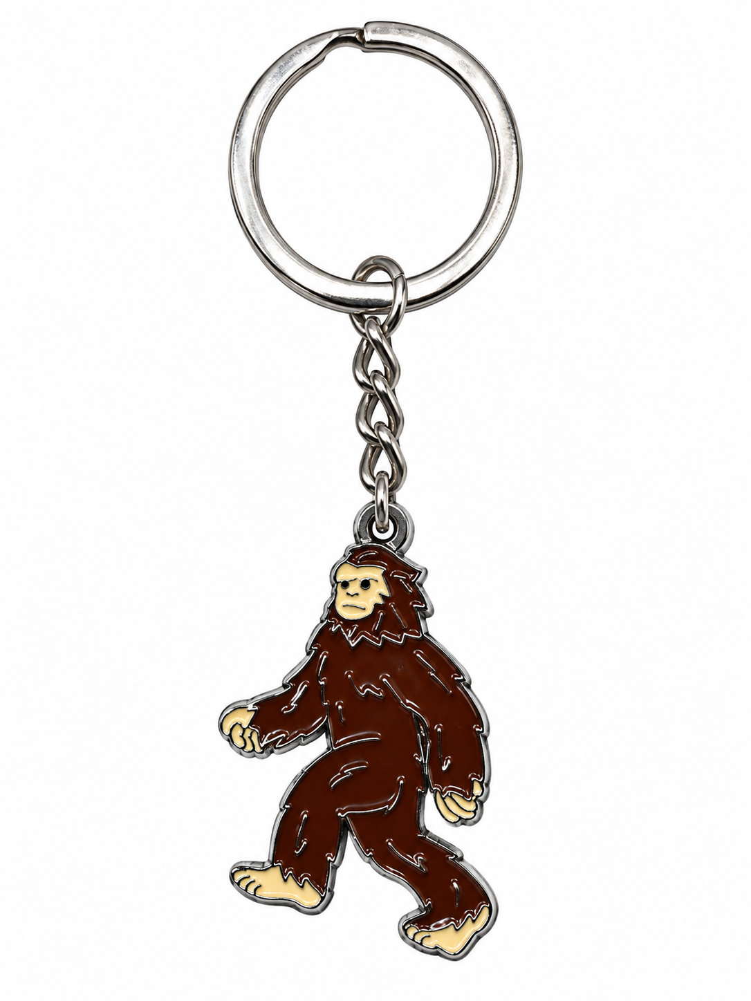 Metal Bigfoot Keychains