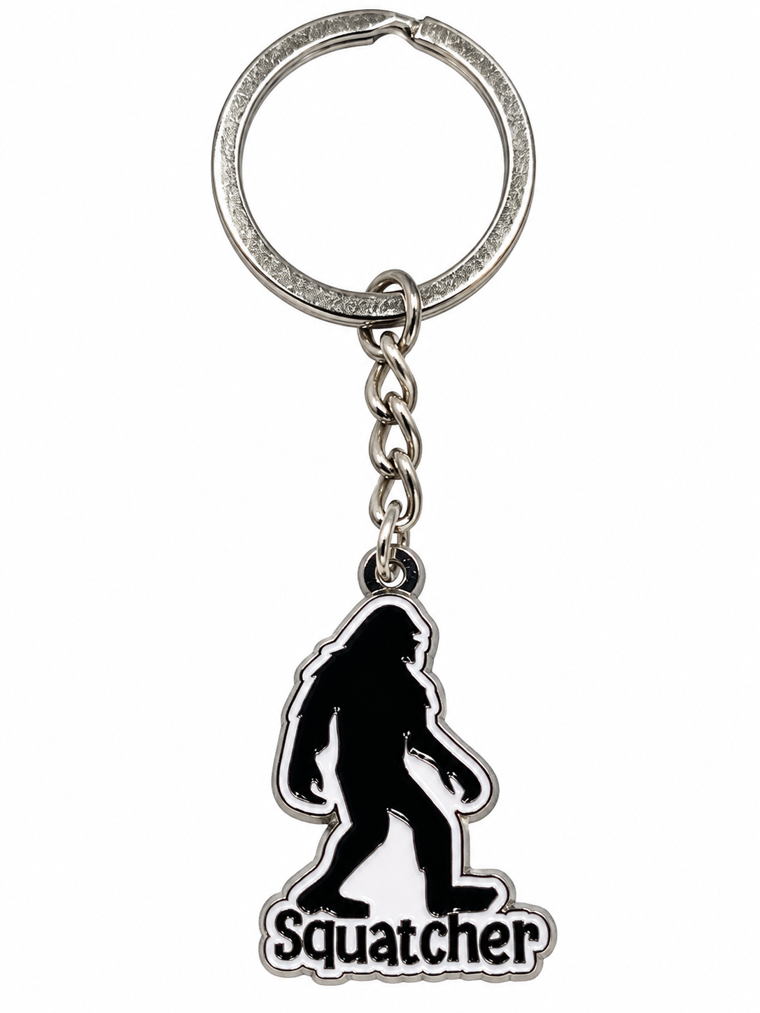 Metal Bigfoot Keychains