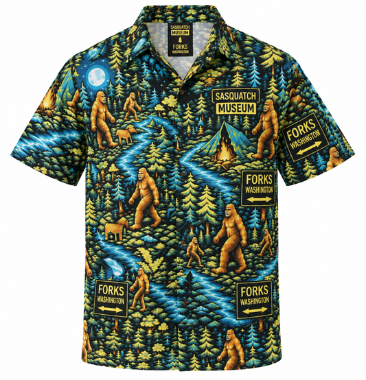 Sasquatch Museum Beach Shirt