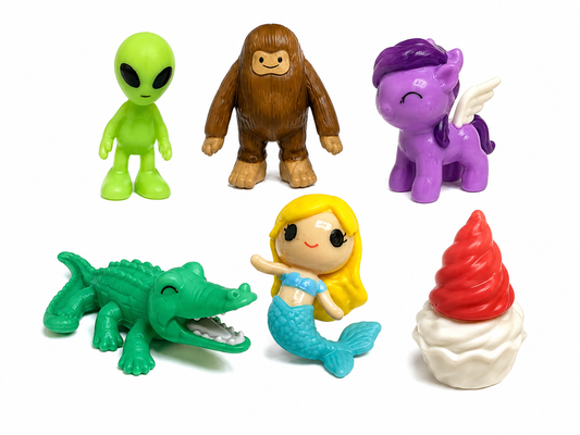 Sasquatch & Friends Play set of 6