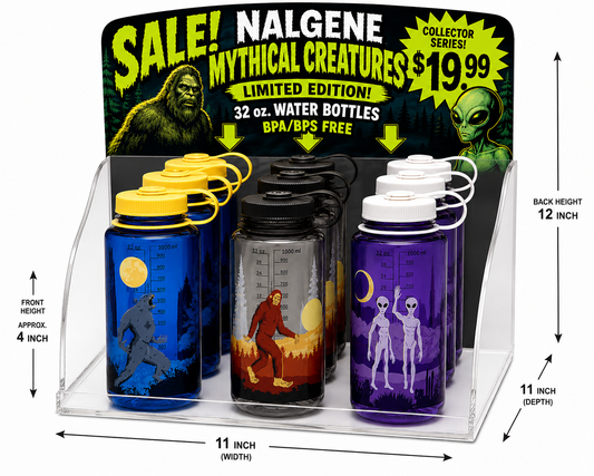 Water Bottle Acrylic Display