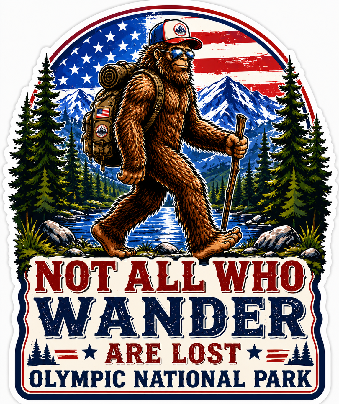 Not All Who Wander Are Lost Sticker