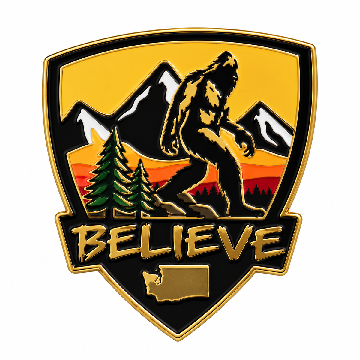 Bigfoot Lapel Pins- 8 Options