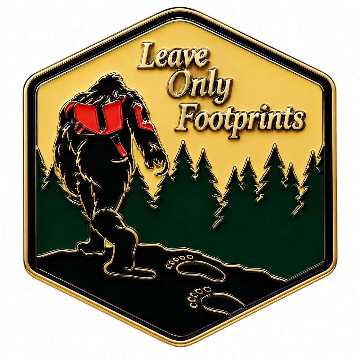 Bigfoot Lapel Pins- 8 Options