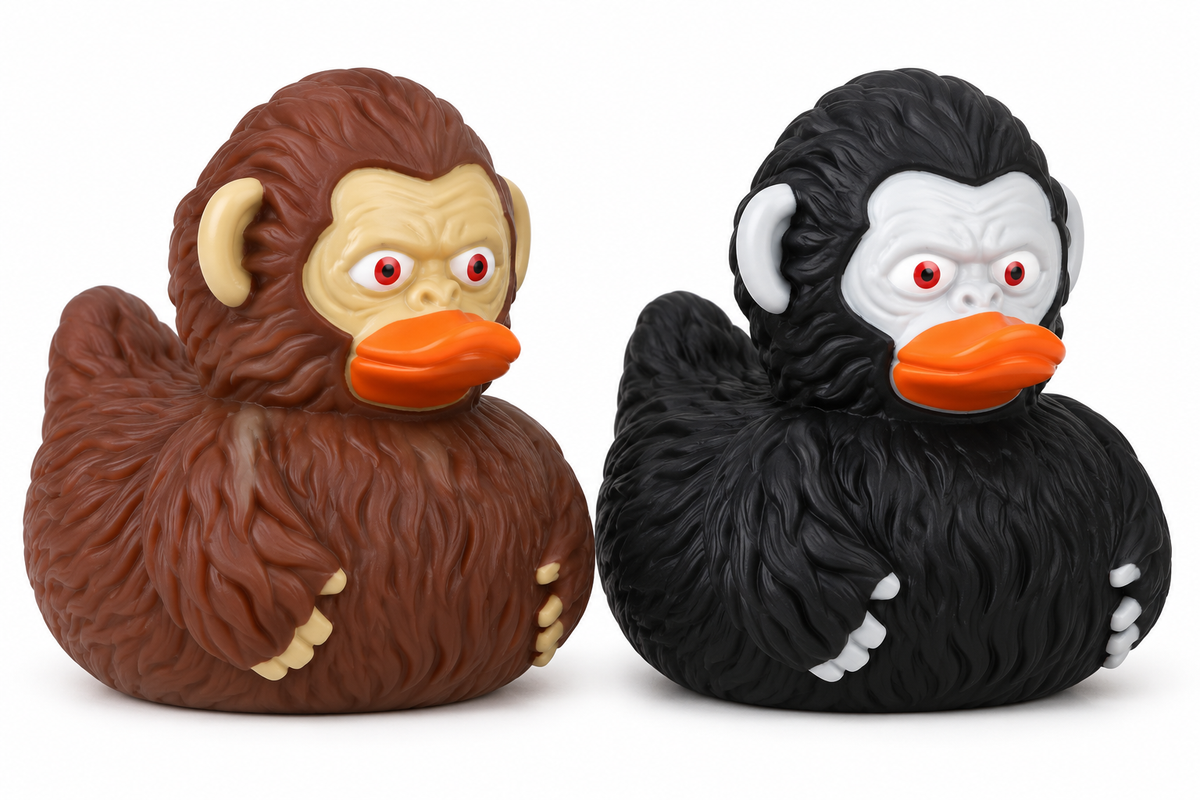 Sasquatch Rubber Ducks – 2.25" Tall