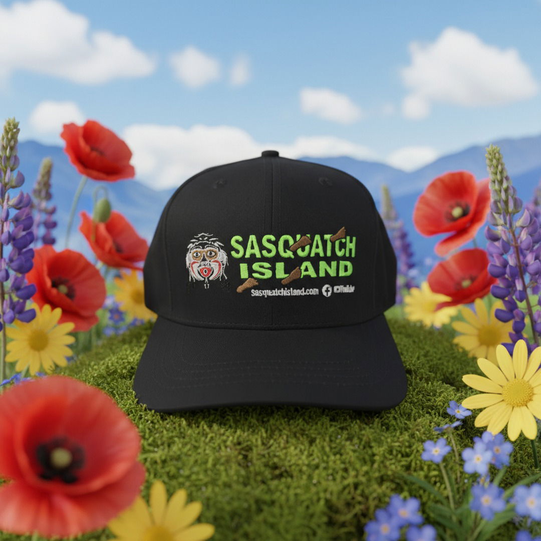 Sasquatch Island Baseball Hat