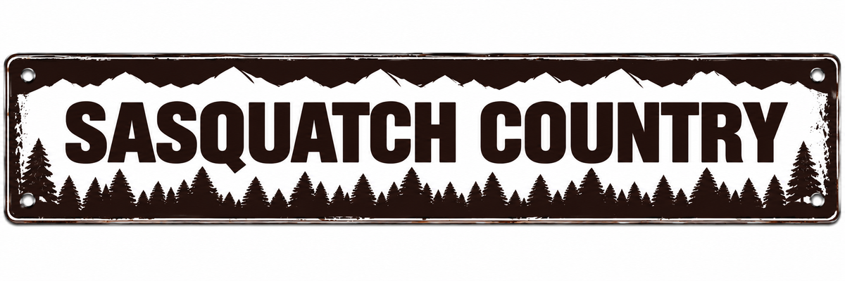 Sasquatch Metal Signs