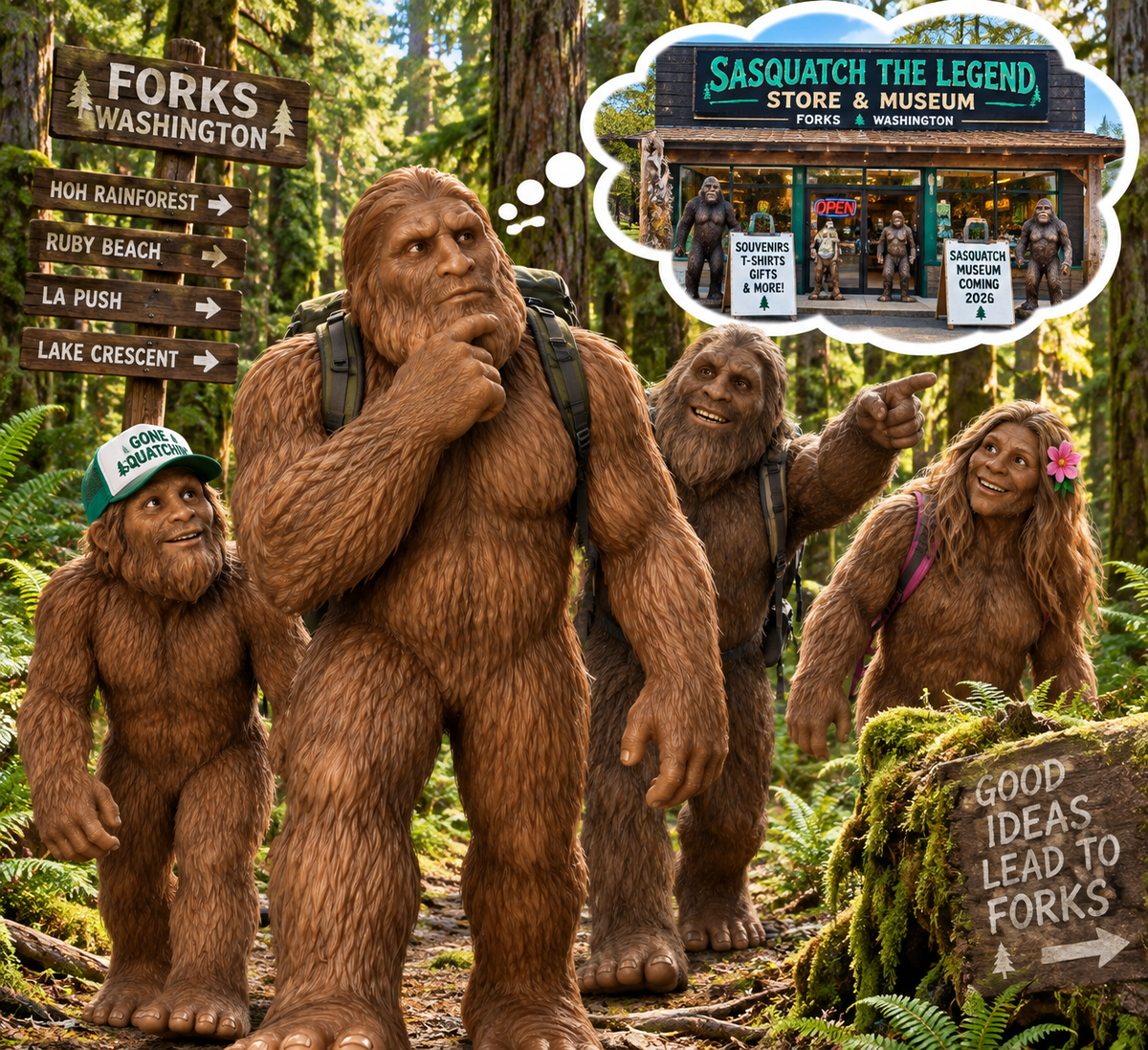Strong Squatch 2¼" Figure