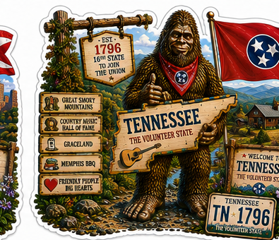 Tennessee Sasquatch Sticker