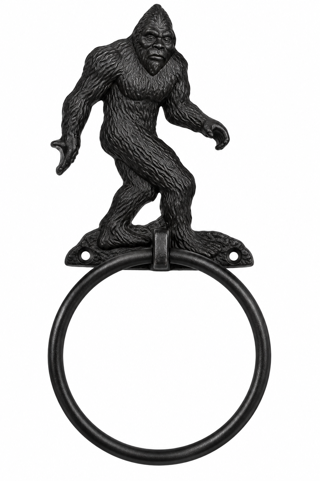 Metal Bigfoot Towel Holder – 9.5" Tall