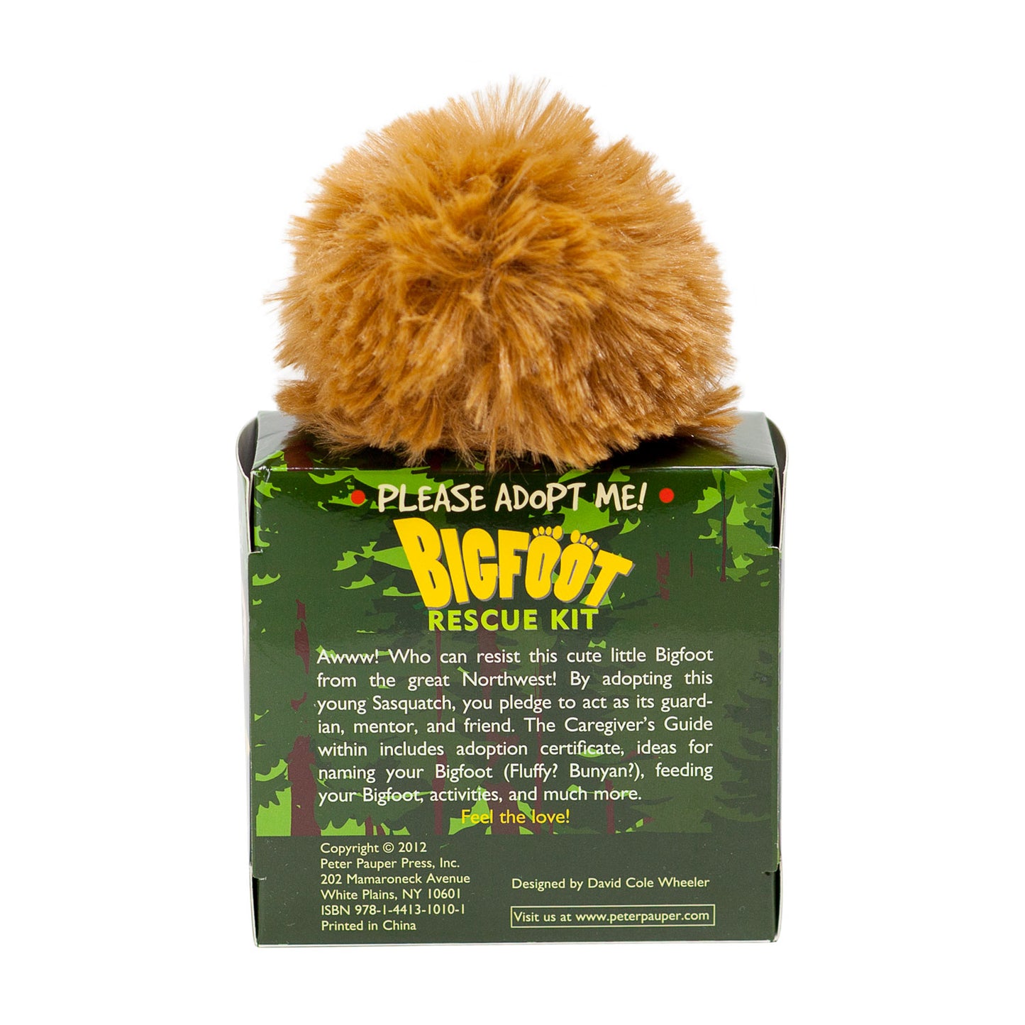 Bigfoot Rescue Kit - Adopt a Bigfoot with Book and Plush - Sasquatch The Legend