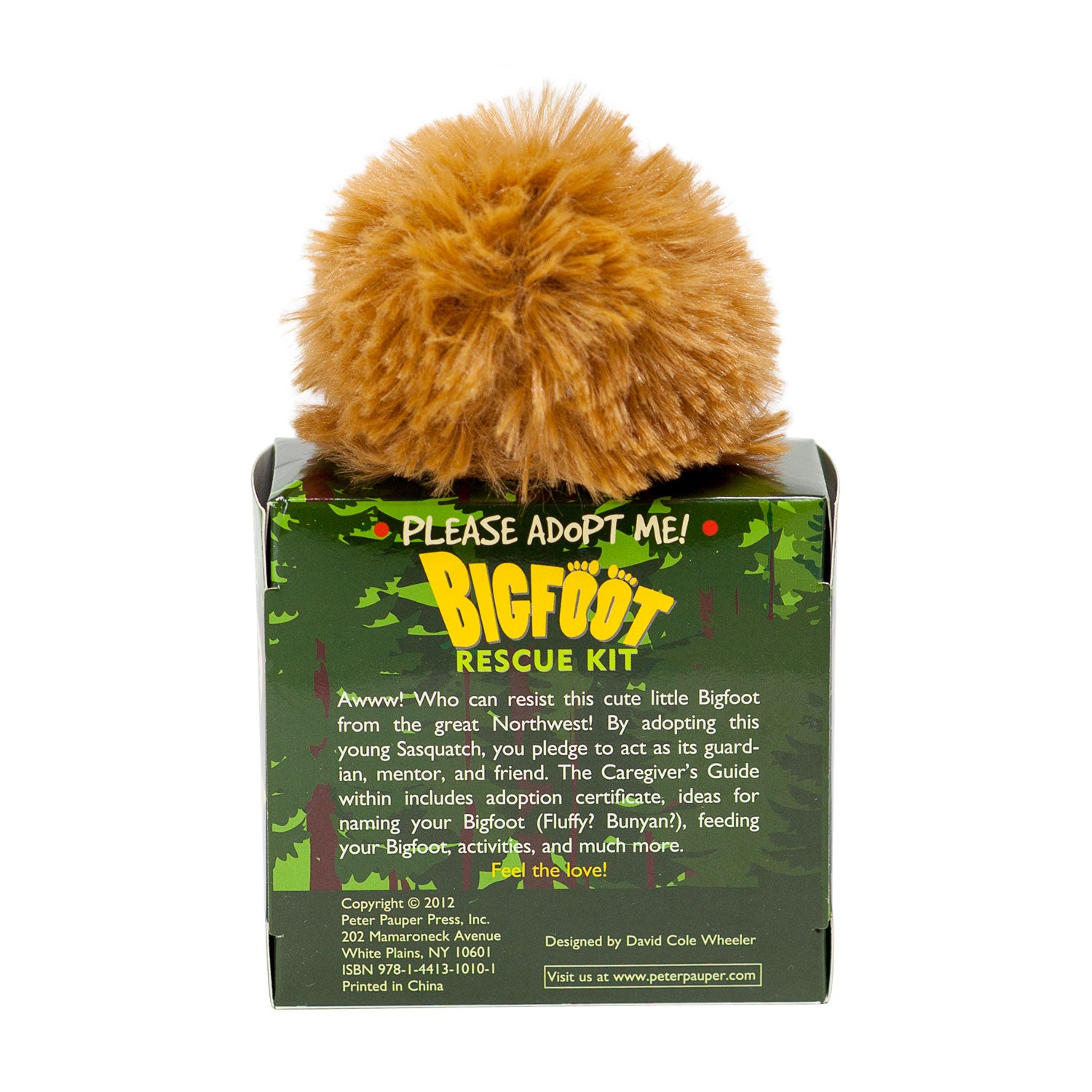 Bigfoot Rescue Kit - Adopt a Bigfoot with Book and Plush - Sasquatch The Legend