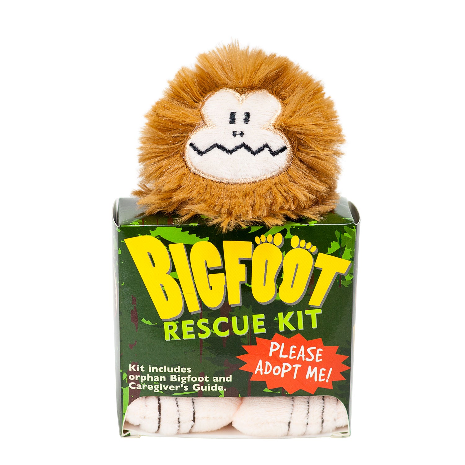 Bigfoot Rescue Kit - Adopt a Bigfoot with Book and Plush - Sasquatch The Legend