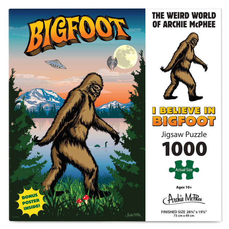 I Believe In Bigfoot Puzzle - Sasquatch The Legend