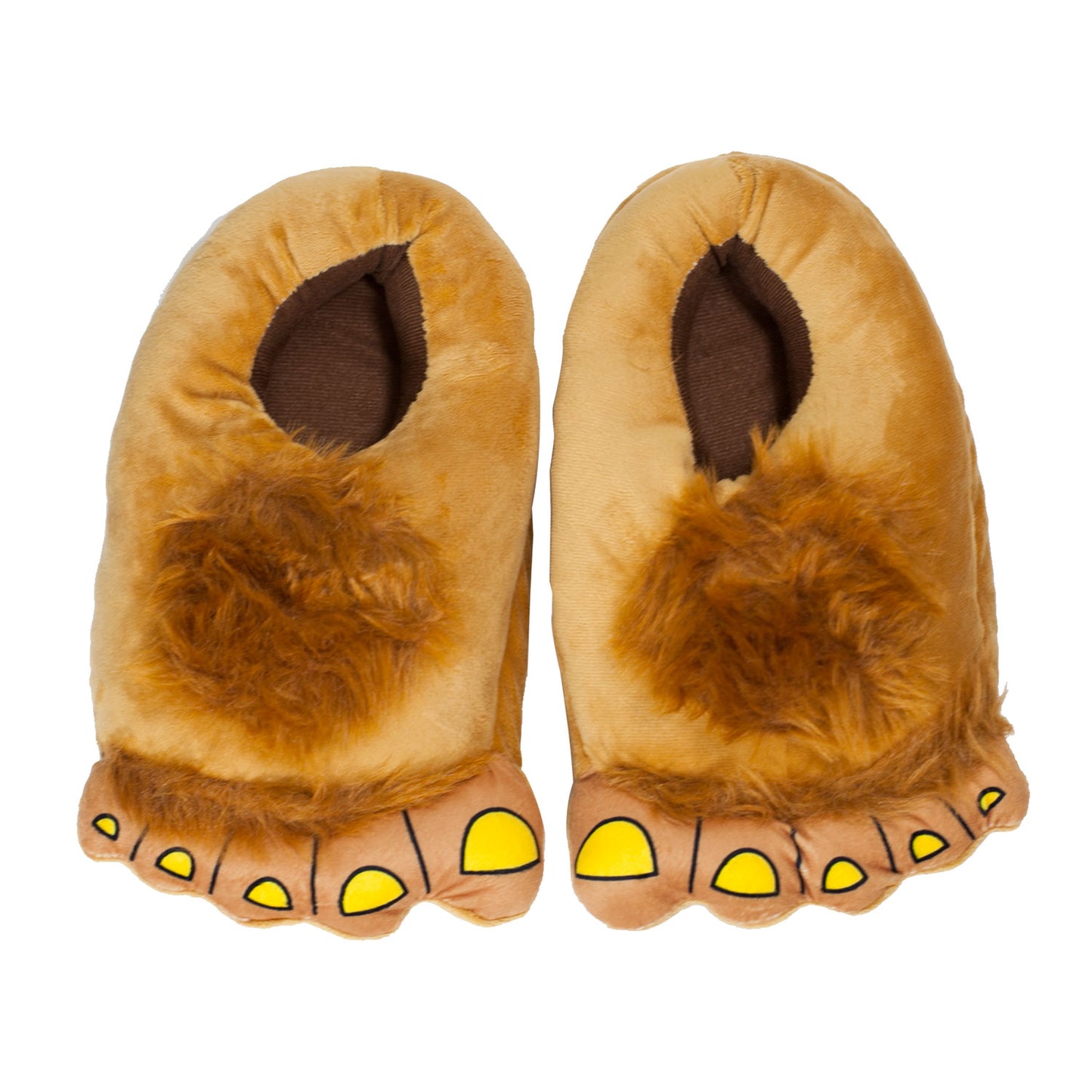 Furry Sasquatch Slippers in Brown, Pink or Blue