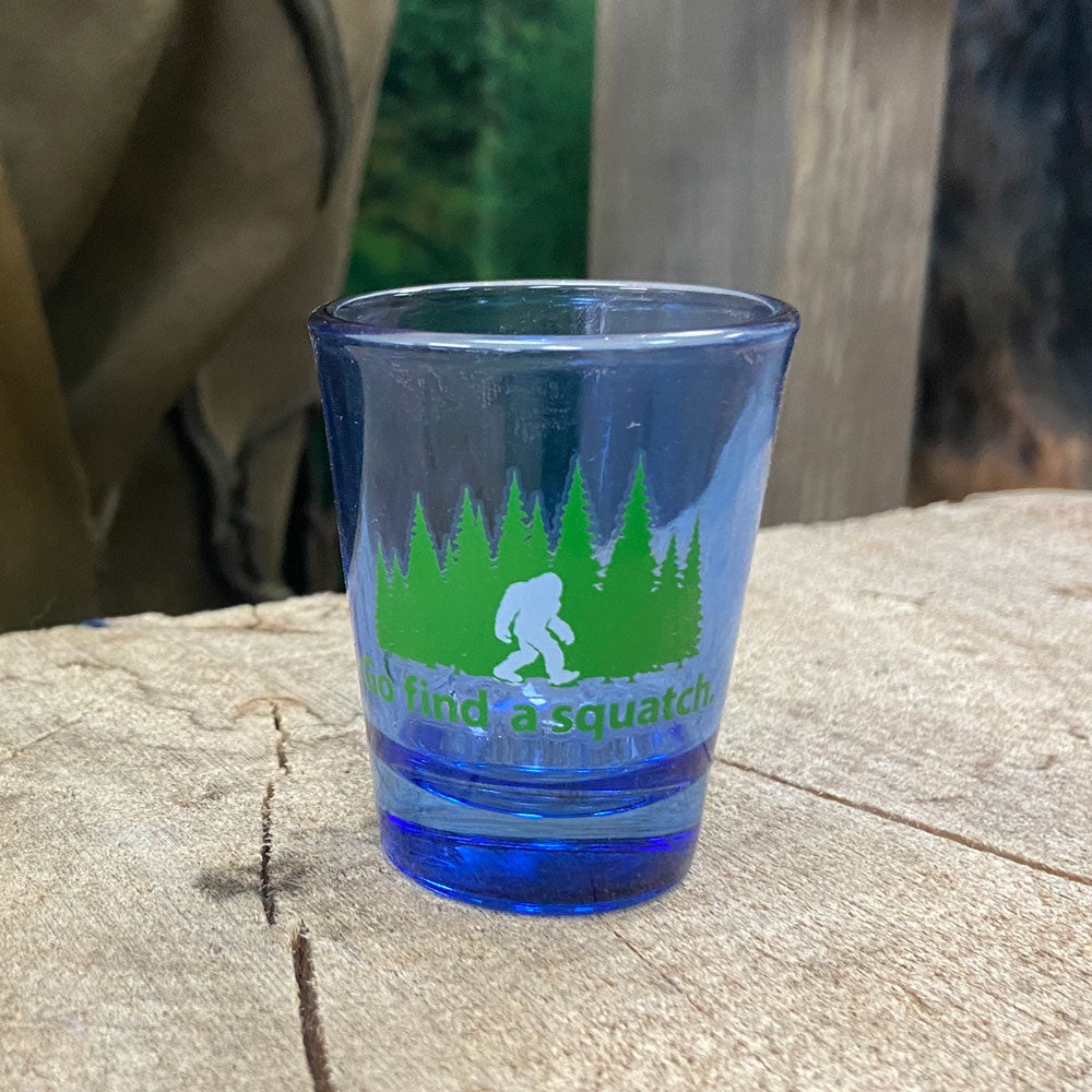 Go Find A Squatch Shot Glass