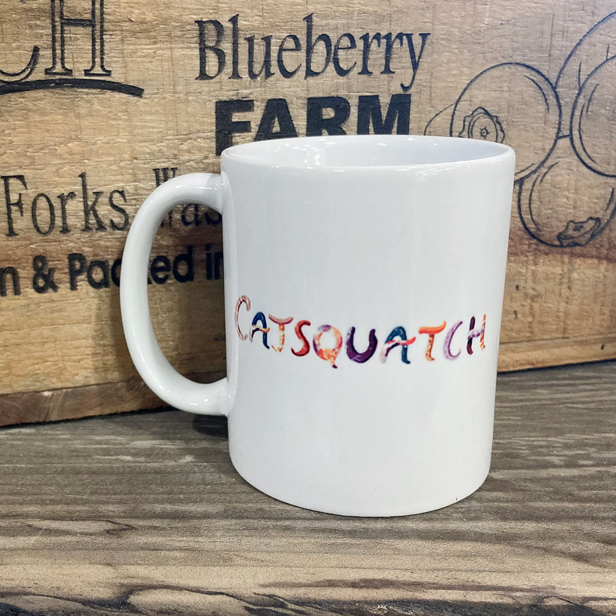 Catsquatch Coffee Mug Cup 15 oz