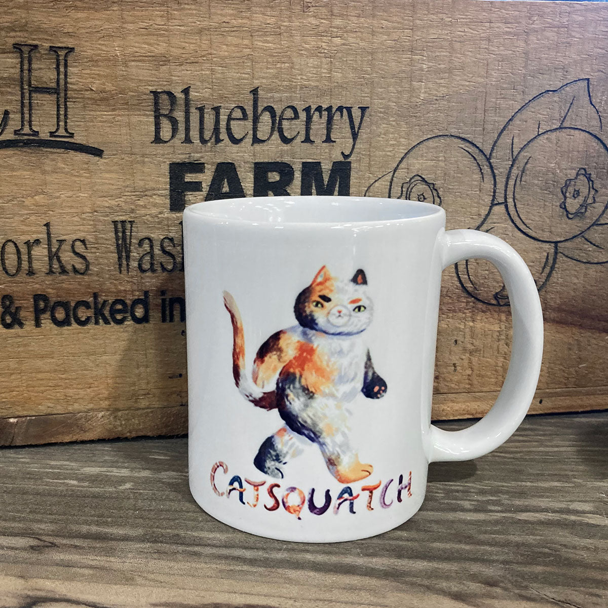 Catsquatch Coffee Mug Cup 15 oz