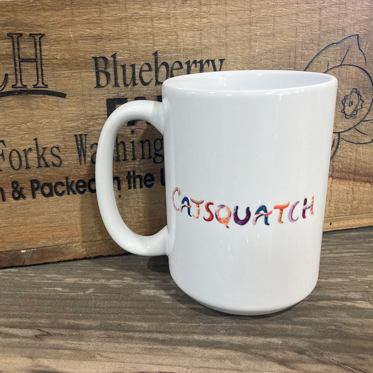 Catsquatch Coffee Mug Cup 15 oz