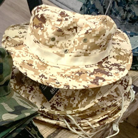 Camouflaged Boonie Bucket Hat