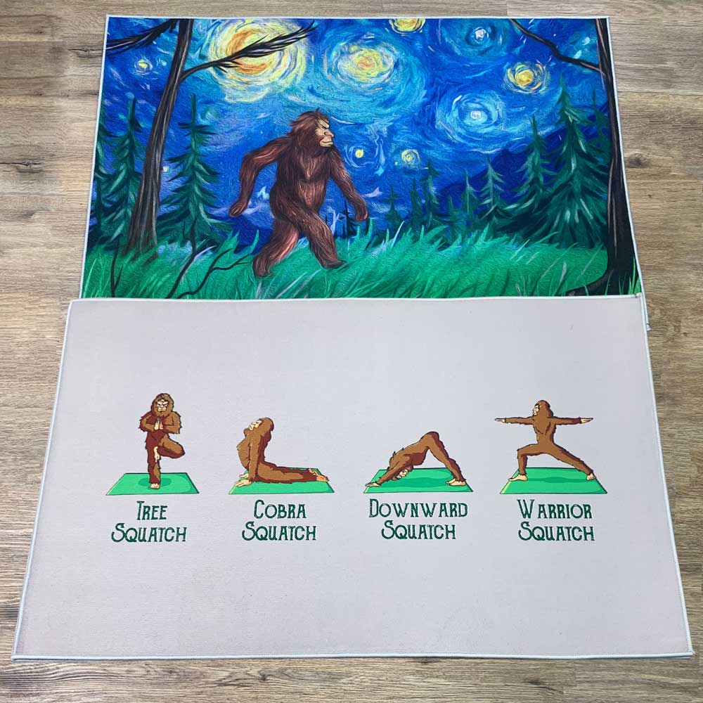 Sasquatch Bathmat Doormat Rug Carpet