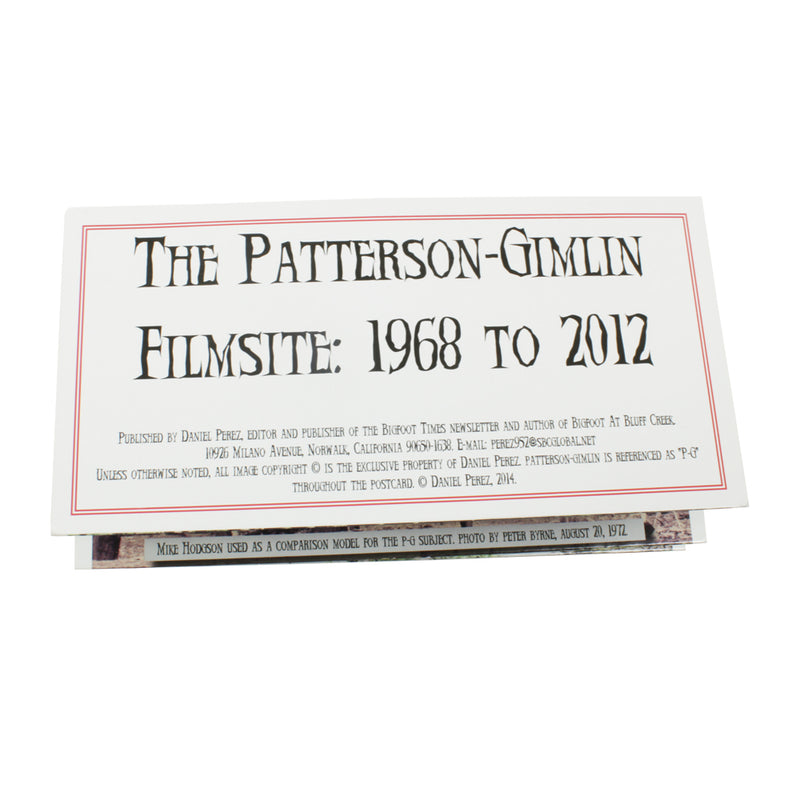 Patterson-Gimlin Film - Filmsite Brochure - Sasquatch The Legend