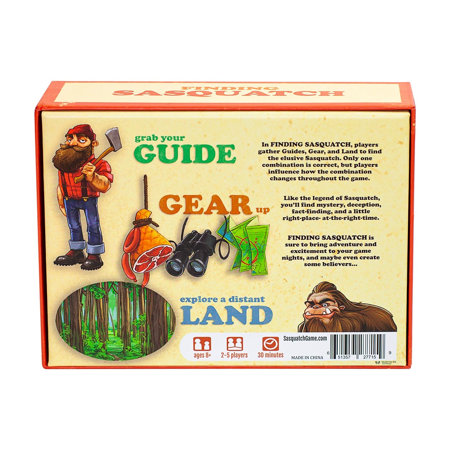 Finding Sasquatch Adventure Card Game Set - Sasquatch The Legend