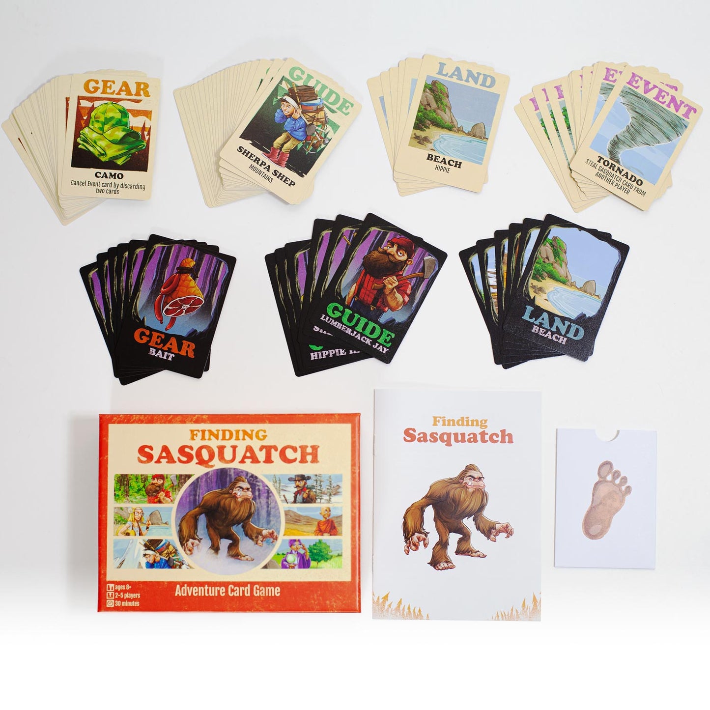 Finding Sasquatch Adventure Card Game Set - Sasquatch The Legend