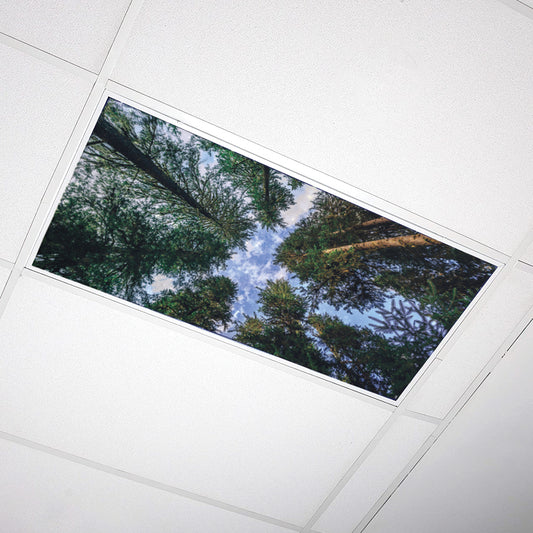 Forest Design Fluorescent Light Cover