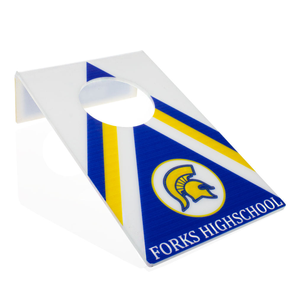 Forks Spartan Mini Cornhole Game Sasquatch The Legend