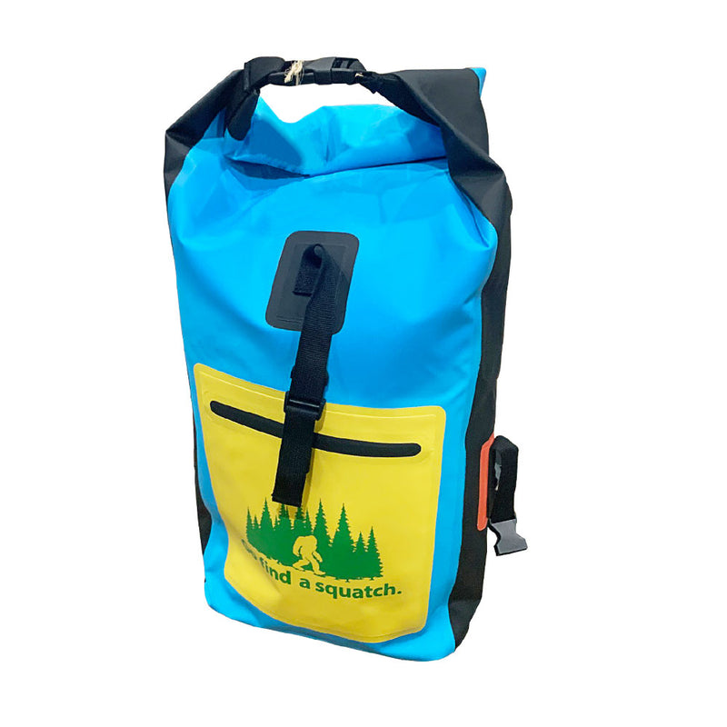 Go Find a Squatch Waterproof Backpack Dry Bag