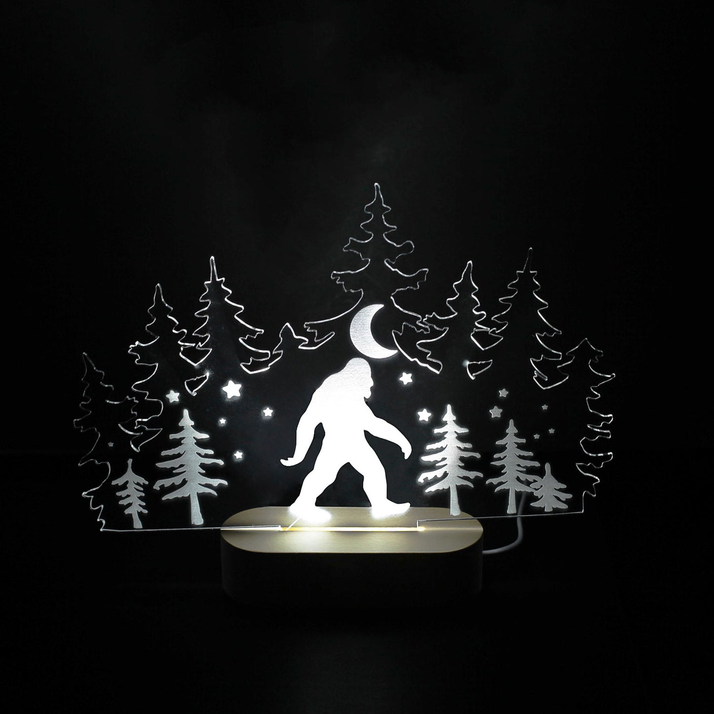 Sasquatch LED Lamp with Base