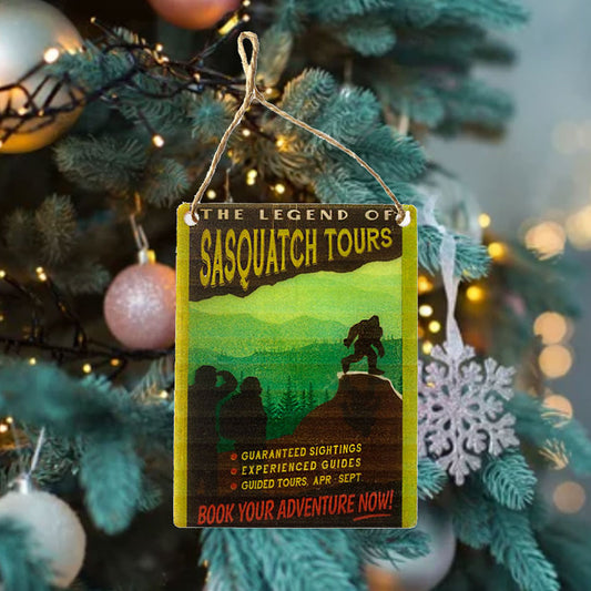 The Legend of Sasquatch Tours Ornament