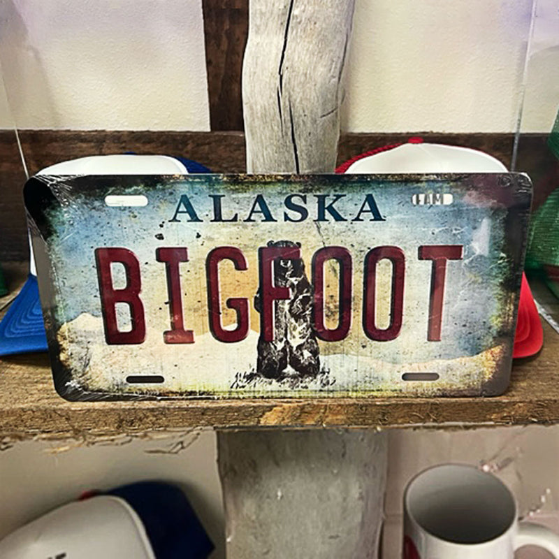 Bigfoot State License Plate for Cars and Trucks