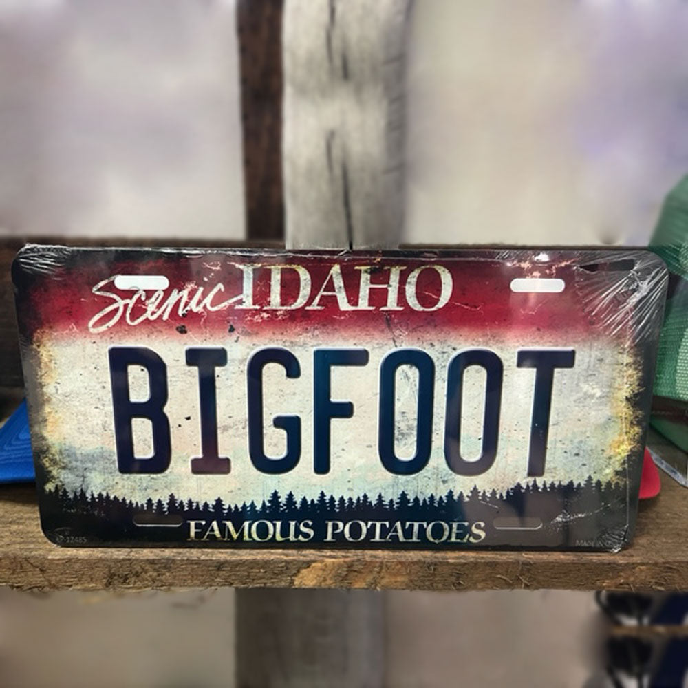 Bigfoot State License Plate for Cars and Trucks