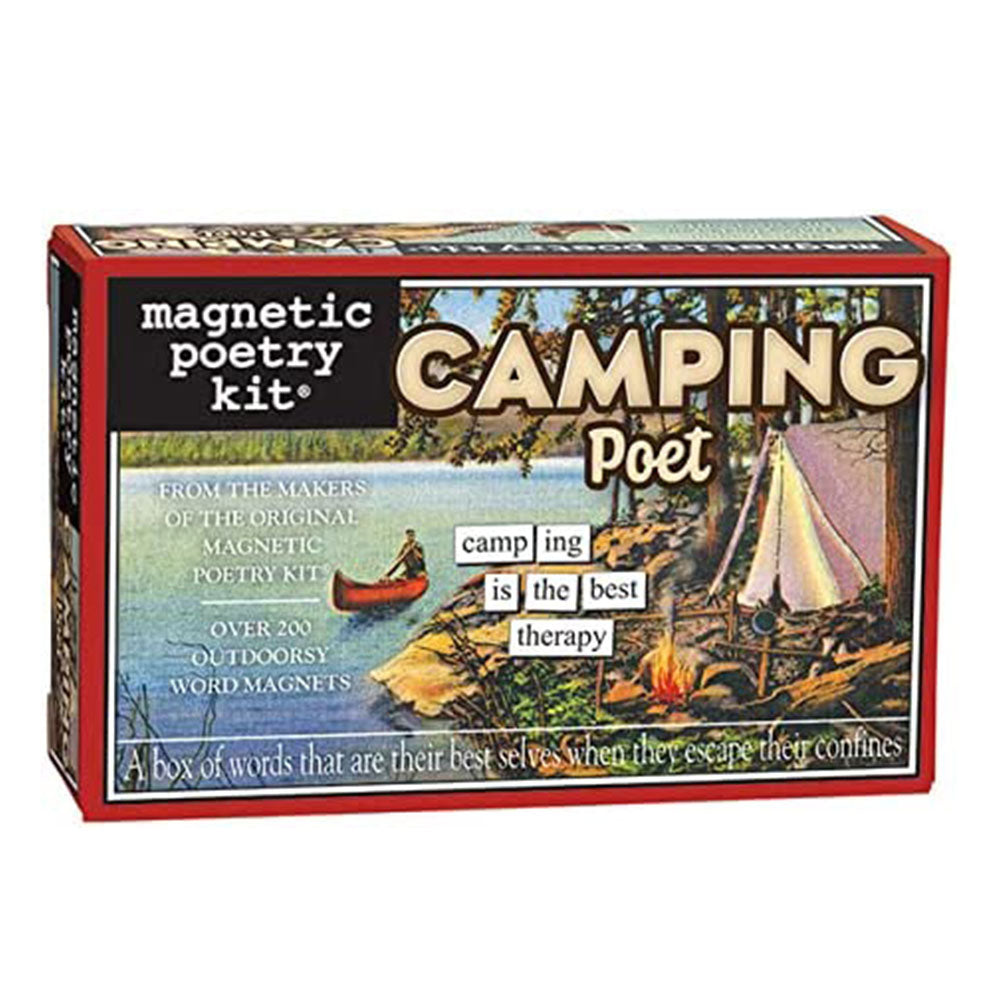 Camping Poet Magnetic Poetry Kit