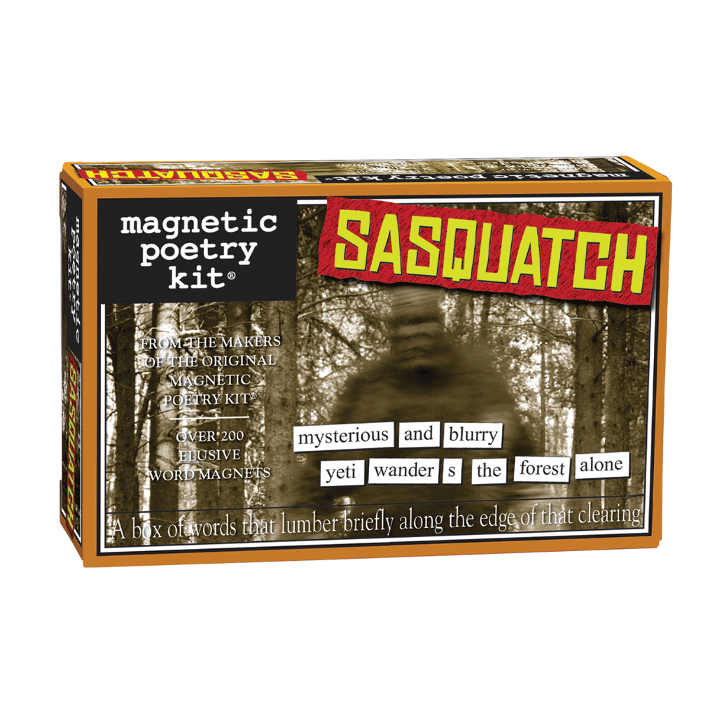 Sasquatch Magnetic Poetry Kit - Sasquatch The Legend