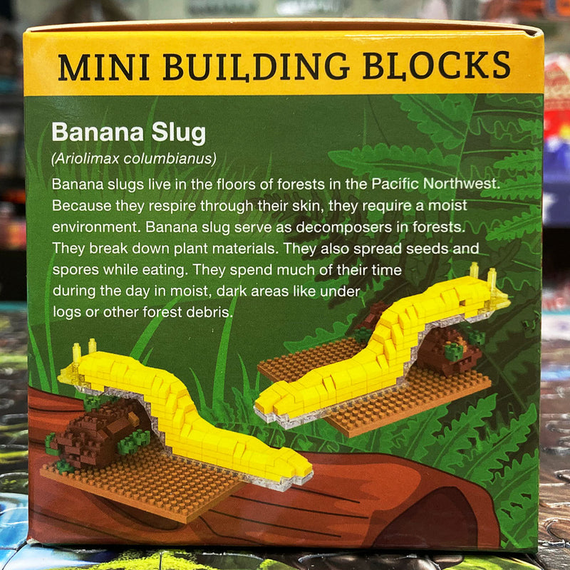 Banana Slug Mini Building Blocks Set
