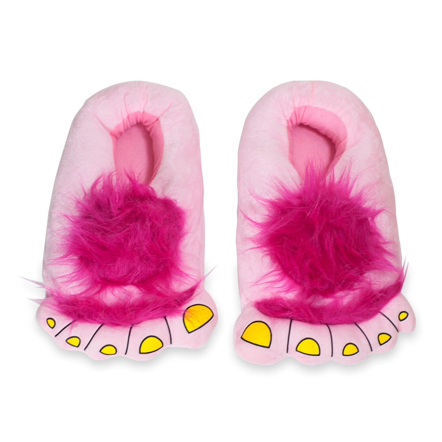 Furry Sasquatch Slippers in Brown, Pink or Blue