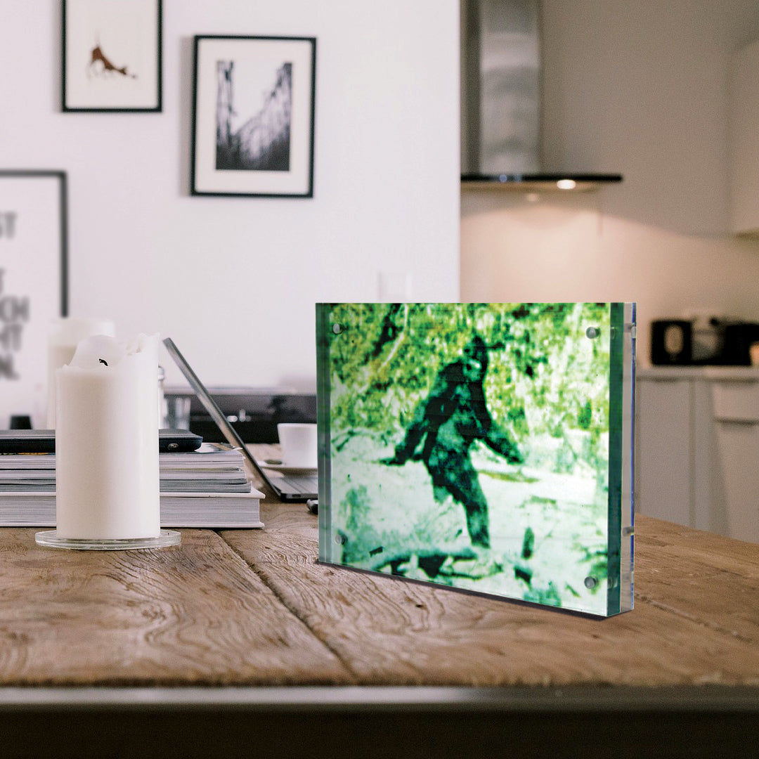 Squatch Designed Acrylic Photo Blocks - Sasquatch The Legend