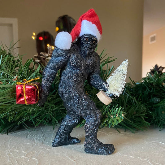 Santa Sasquatch 5" Tall Figure